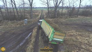 Das war Richtig Knapp Gras Ernte im Moor Fendt Traktoren wühlen sich durch den Sumpf 2021 [upl. by Aimej]