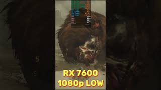 Monster Hunter Wilds RX 7600 amp i5 12400F 1080p LOW BETA [upl. by Dahle]