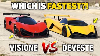 GTA 5 ONLINE  DEVESTE VS VISIONE WHICH IS FASTEST [upl. by Miller105]