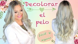 Como preparar el cabello para la decoloración  Como decolorar el cabello en casa en 4 pasos [upl. by Raynor]