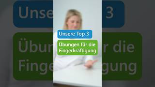 Unsere Top 3 Übungen für die Fingerkräftigung  Übungen bei FingerArthrose  fyp shorts finger [upl. by Ginsberg]