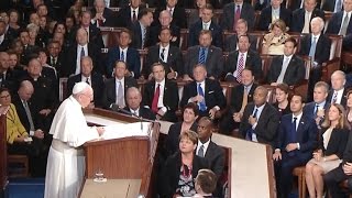 Special Report Pope Francis addresses Congress [upl. by Fonseca517]