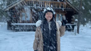 MINI VLOG3 FROM LAPLAND YLLASsnow removed playing snowfinland snow laplandvlog minivlog [upl. by Welbie]