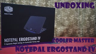 Unboxing Cooler Master NOTEPAL ERGOSTAND IV [upl. by Eltsyrhc]