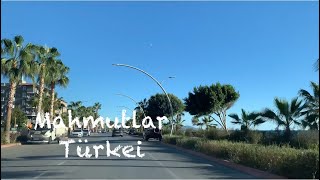 MAHMUTLAR ALANYA Turkey  Driving next to Kleopatra Beach [upl. by Snow]