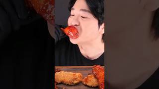 ASMR Fried Chicken with 🔥 Spicy Sauce 🔥 [upl. by Tompkins526]