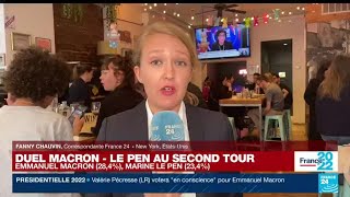 Présidentielle 2022  les résultats des élections vues de New York • FRANCE 24 [upl. by Howell]