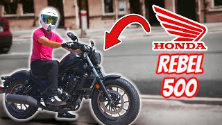 Honda Rebel 500 Test RideReview  Honda Rebel vs Kawasaki Eliminator  The best CRUISER of 2024 [upl. by Kristien]