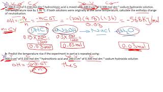 Enthalpy change of neutralization [upl. by Arednaxela]