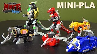 Mighty Morphin Power Rangers Super MiniPla Megazord amp Dragonzord [upl. by Nole]