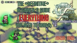 The Definitive Beginners Guide BEFORE You Play  Sword Of Convallaria Guides  Anor Of Convallaria [upl. by Alaehcim451]