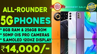 Top 5 best 5G Phones Under 14000 in 2023 Flipkart BBD Sale 2023  Best 5g phone under 15000 [upl. by Amerd811]