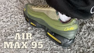 Corteiz CRTZ Nike Air Max 95 Review and on Foot look [upl. by Wolcott]