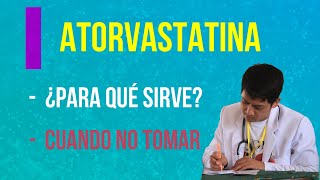 💊💊ATORVASTATINA para que SIRVE💊💊 CUANDO NO TOMAR💊💊 [upl. by Chavey]