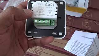 Unboxing an Underfloor Heating Thermostat [upl. by Nathan542]