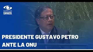 Discurso del presidente Petro ante la ONU [upl. by Hsetirp]