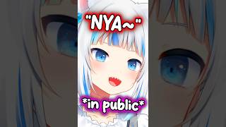 Gura Wants to Embarrass Viewers in Public hololive hololiveenglish vtuber [upl. by Ulita134]