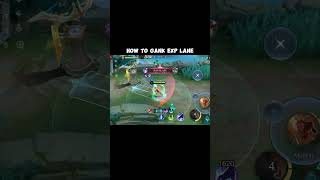 How to gank exp lane mlbb mobilelegends yin t4rzanml [upl. by Nauj563]