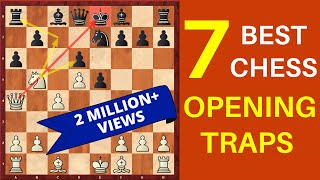 7 Best Chess Opening Traps [upl. by Joslyn]