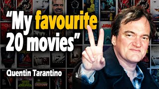 Quentin Tarantinos Favorite 20 Movies from 1992 to 2009 [upl. by Remmer778]