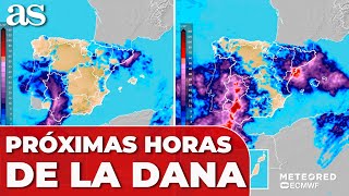 El MAPA de lo que sucederá con la DANA en ESPAÑA las PRÓXIMAS HORAS [upl. by Ramirolg21]