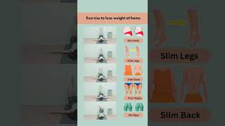 Exercise to lose weight at home🏠 exercise fitness bellyfat loseweight weightloss yoga home [upl. by Nerine262]