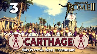 🔴LIVE THIS IS TOTAL WAR  LEGENDARY  CARTHAGE CAMPAIGN 3 [upl. by Aicilla460]