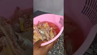 Prep chicken for dinner tonight shortsvideo food chicken [upl. by Laerol]