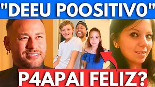 NEYMAR COMEMORA PATERNIDADE DA NOVA FILHA JASMIN COM GABRIELLA GASPAR [upl. by Yelahs]