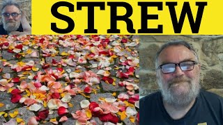 🔵 Strew Meaning  Strewn Examples  Strew Defined  GRE Vocabulary [upl. by Kcub]