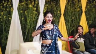 sangeet dance madhaniya  sathiya dance  Aithey aa dance  sharara sharara dance  solo dancedanc [upl. by Naaitsirhc]