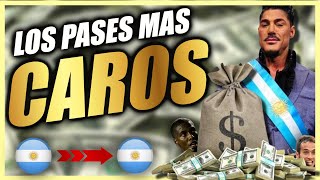 💵EN TU CARA TRANSFERMARKT  ̶F̶i̶c̶h̶a̶j̶e̶s̶ compras de jugadores mas caras entre clubes argentinos [upl. by Nyledam]