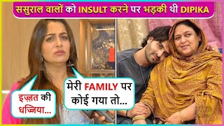 Dipika Kakar Lashes Out At TROLLS For Insulting Shoaib Ibrahimamp Family  Throwback [upl. by Jackelyn]