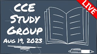 CCE Study Group Livestream  Aug 19 2023  Generally Practicing  RACGP 20232 CCE LS1 [upl. by Cristi]