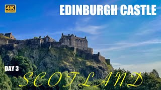 4K Exploring Edinburgh Castle  Discovering Scotland’s Historic Gem  bongzaikebaaz [upl. by Aernda]