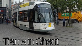 Tramlines in Ghent · Tramlijnen in Gent · Videos amp Photos [upl. by Donnelly]