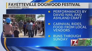 Dogwood Festival kicks off Friday in Fayetteville [upl. by Noillid]