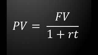 How to Calculate the Present Value Simple Interest Tagalog Explained [upl. by Larimore]