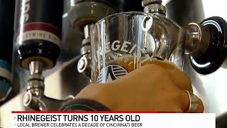 Rhinegeist turns 10 Local brewer celebrates decade of Cincinnati beer [upl. by Rothenberg534]