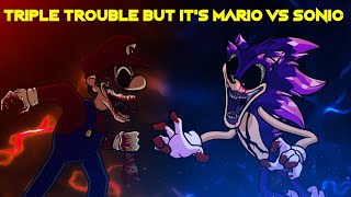 Triple Trouble but its Marioexe vs Sonicexe [upl. by Enerahs]