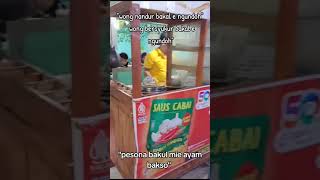 mie ayam bakso mas B lokasi pilangkenceng pasar sumbergandu caruban Madiun bolo [upl. by Enel]