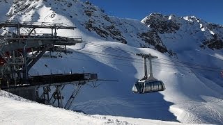 Fahrt mit der Urdenbahn Verbindungsbahn Skigebiete Lenzerheide  Arosa [upl. by Ahsiak]