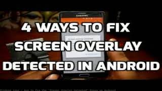 How to Fix the “Screen Overlay Detected” Error on Android [upl. by Isoj47]