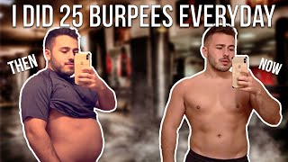 I Did 25 Burpees A Day For One Month  Heres What Happened [upl. by Anawot663]