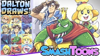 Super Smash Bros Ultimate PART 5  Dalton Draws  SmashToons [upl. by Glynnis]