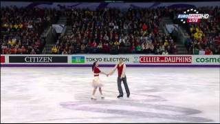 Anna CAPPELLINI  Luca LANOTTE ITA SD  WC 2013 [upl. by Athalia]