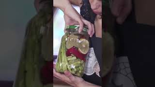 Fermented Asparagus with Spices Recipe shorts [upl. by Yram]