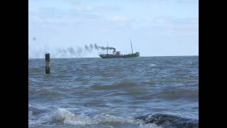 LYDIA EVA YH89 1930s Steam Drifter NetterTrawler [upl. by Nipsirc]