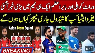 Big Breaking Virat Kohli amp Baber Azam Paly Same Team  AfroAsia Cup [upl. by Inoj]