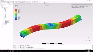 PrePoMax CalculiX FEA  Tutorial 3  Modal analysis of a beam [upl. by Ainesy]